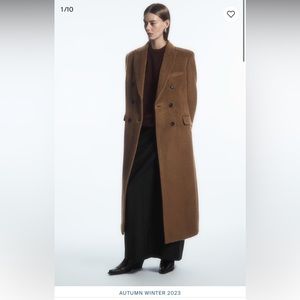 COS Oversized double breasted wool coat